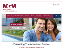 Tablet Screenshot of cedarcityhomeloans.com